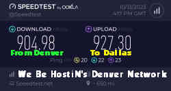 web hosting game servers network speed